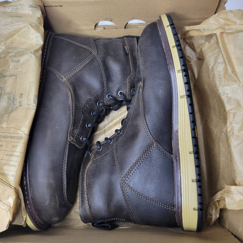 Keen San Jose 6" - Waterproof - Aluminum Toe - Cascade Brown - Men's Size 12D